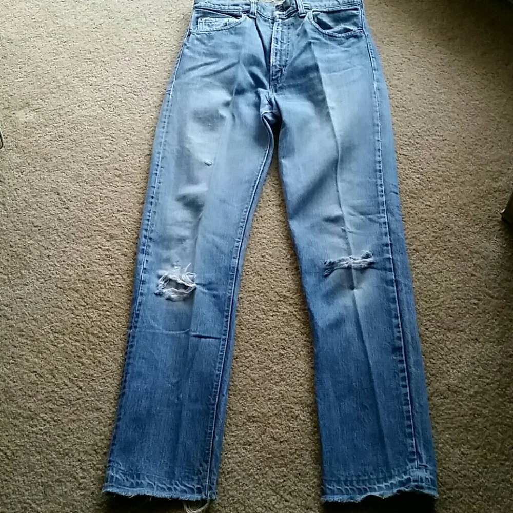 DISTRESSED LEVI☆UNISEX JEANS - Picture 5 of 7